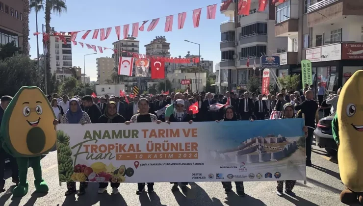 Anamur Tarım ve Tropikal Ürünler Fuarı Mersin’de Başladı